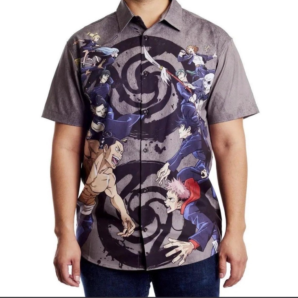 BNWOT Loungefly Jujutsu Kaisen Graphic Shirt SIZE XL anime